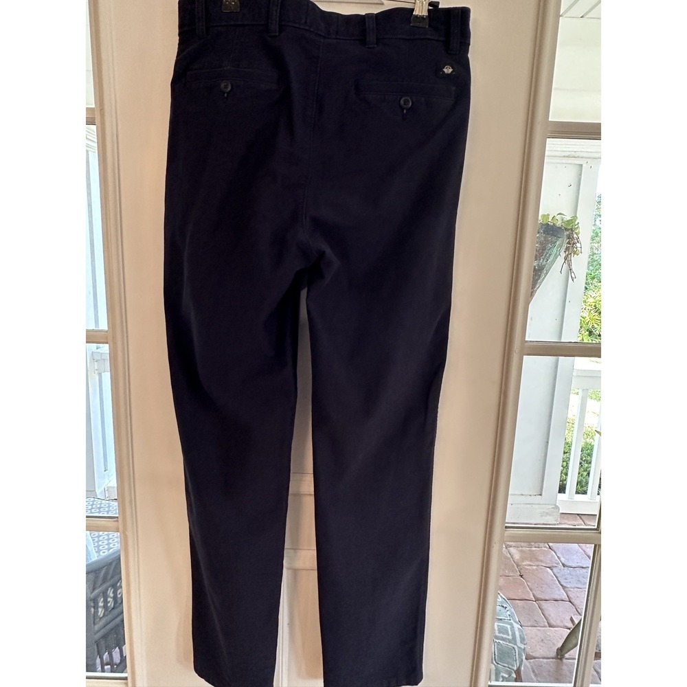 Dockers Pants Mens 30x30 Navy Blue Straight Fit Slacks Chinos Classic Casual